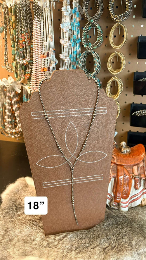 3-6MM Sterling Silver Pearl Lariat