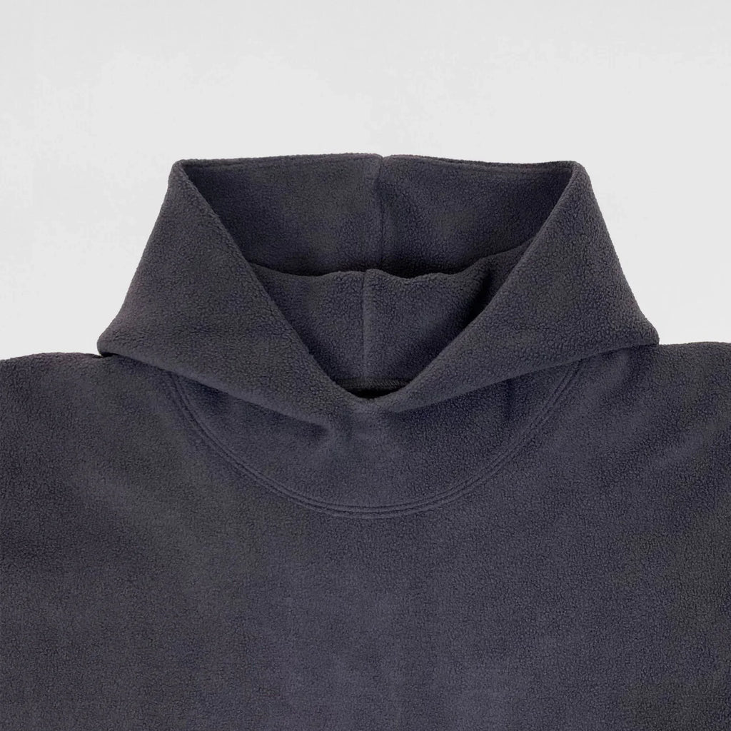 Polar Fleece Padded Hoodie — Dark Grey