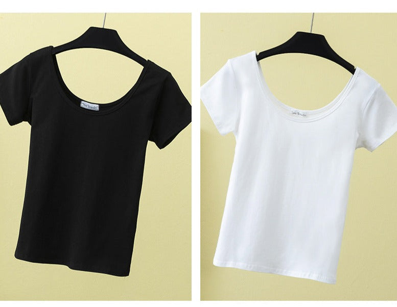 U‑Neck Slim Fit T‑Shirt