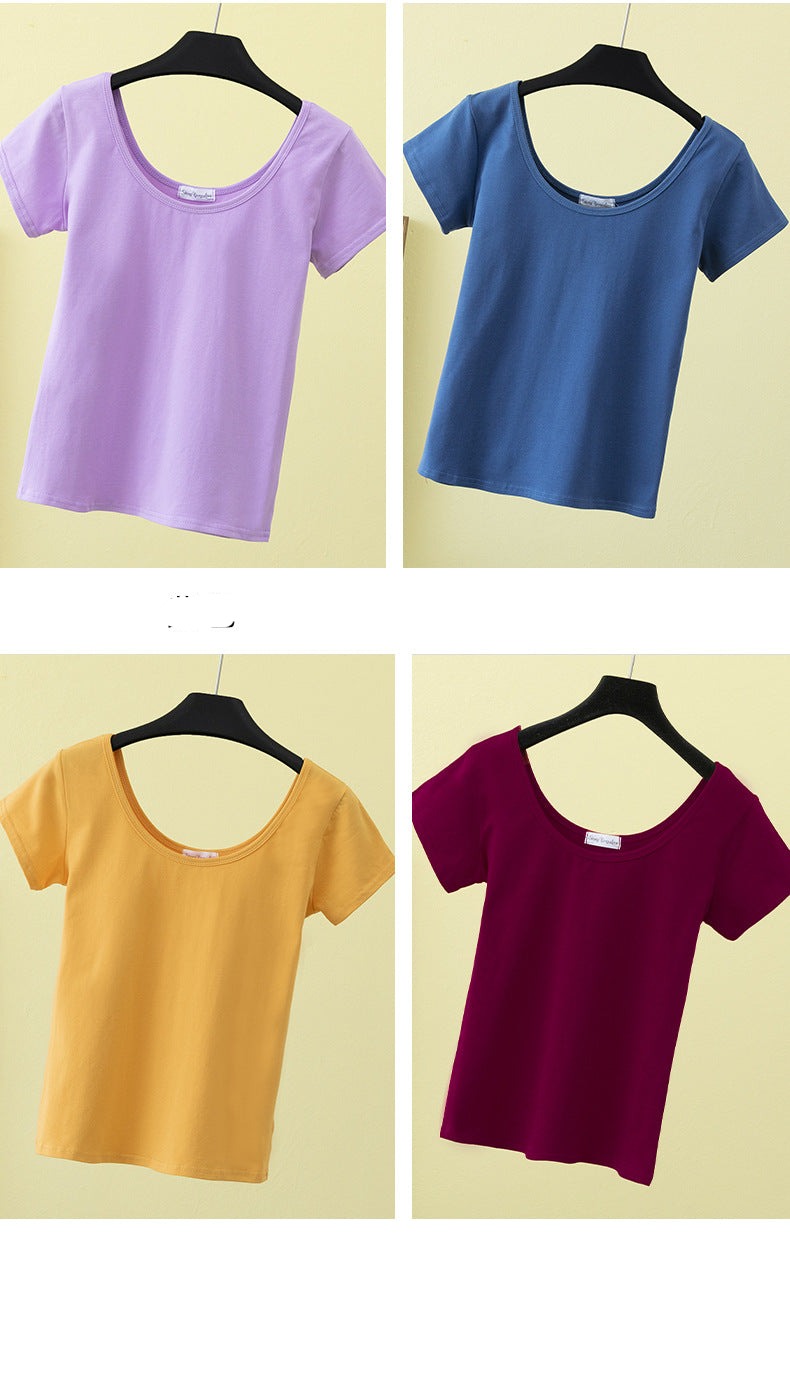 U‑Neck Slim Fit T‑Shirt