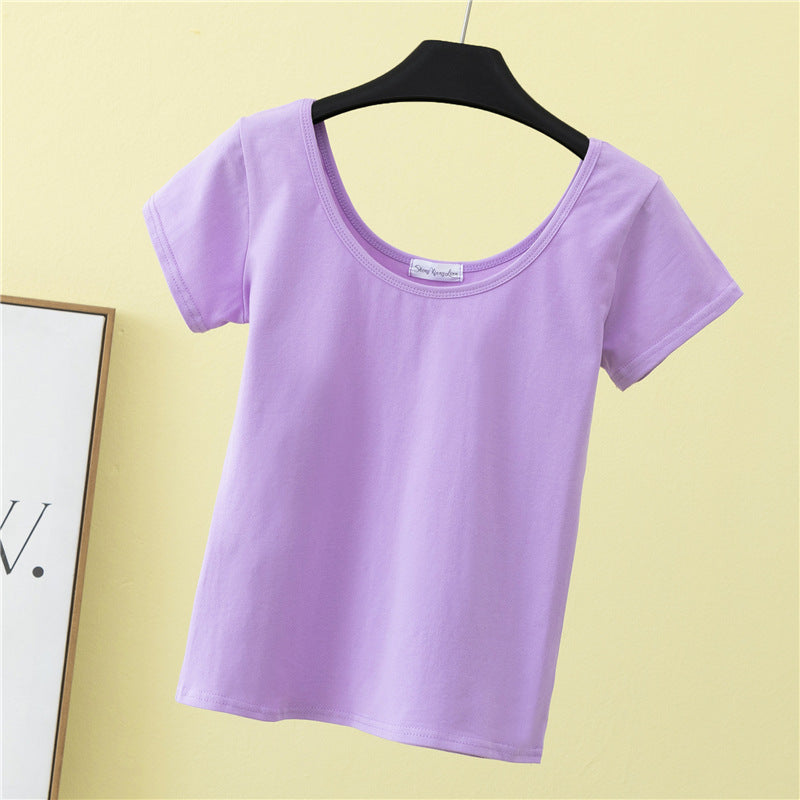 U‑Neck Slim Fit T‑Shirt