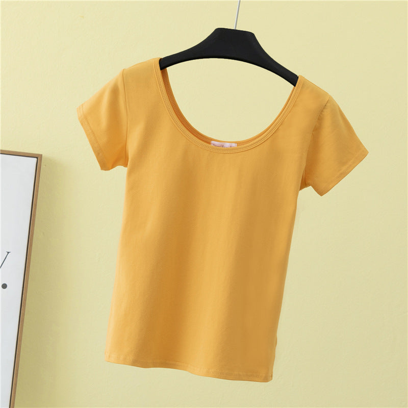 U‑Neck Slim Fit T‑Shirt