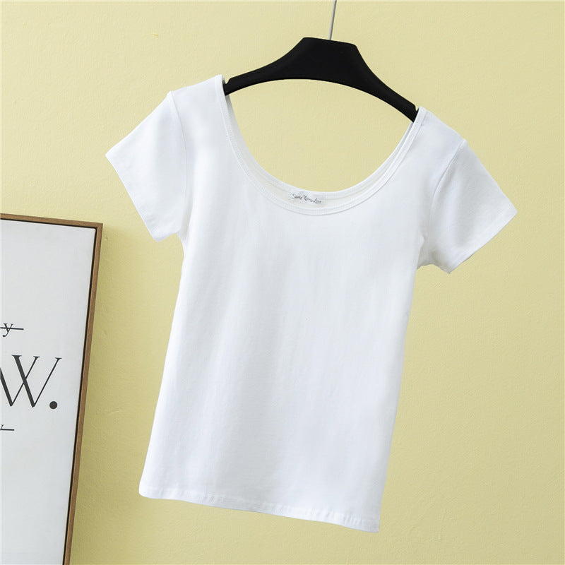 U‑Neck Slim Fit T‑Shirt