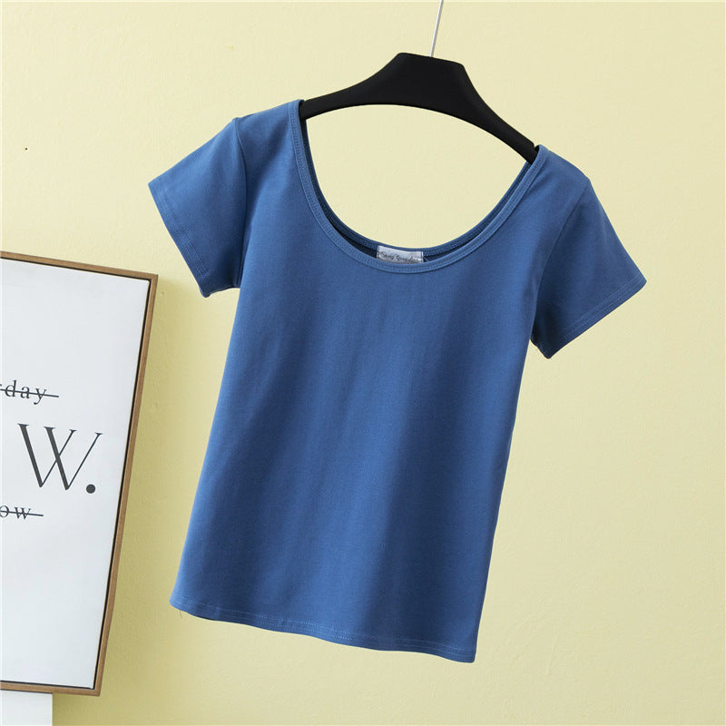 U‑Neck Slim Fit T‑Shirt