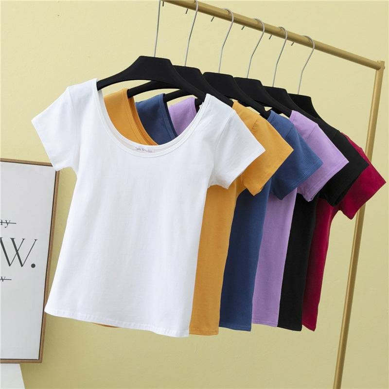 U‑Neck Slim Fit T‑Shirt