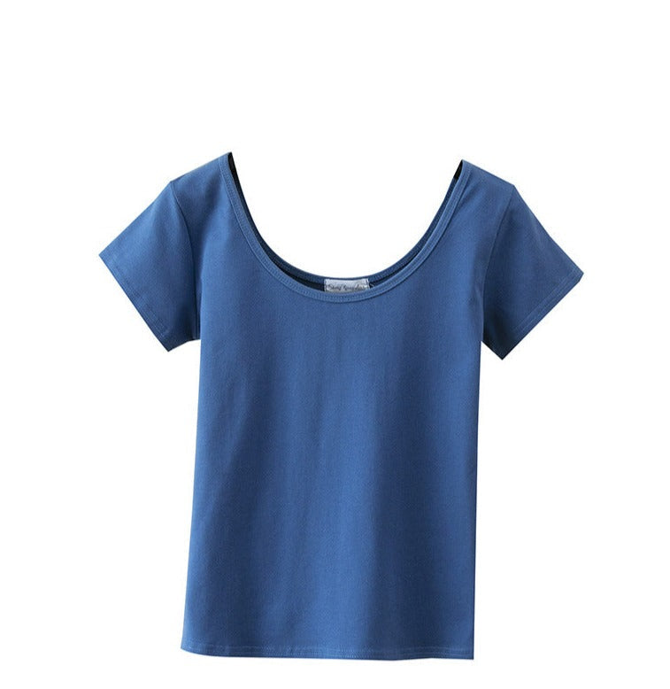 U‑Neck Slim Fit T‑Shirt