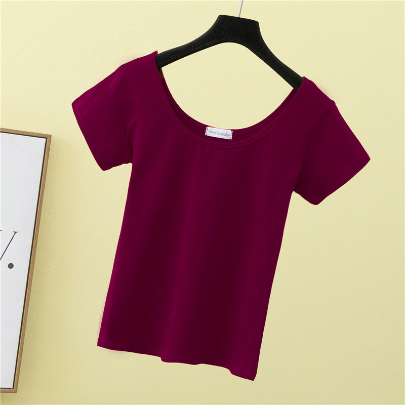U‑Neck Slim Fit T‑Shirt