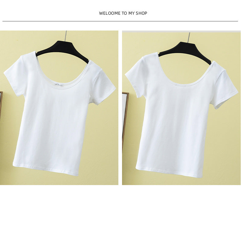 U‑Neck Slim Fit T‑Shirt
