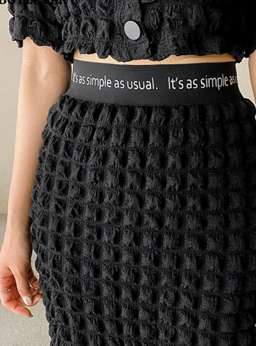 2‑Piece Skirt Set — Short Sleeve