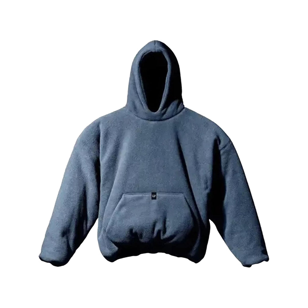 Polar Fleece Padded Hoodie — Dark Blue