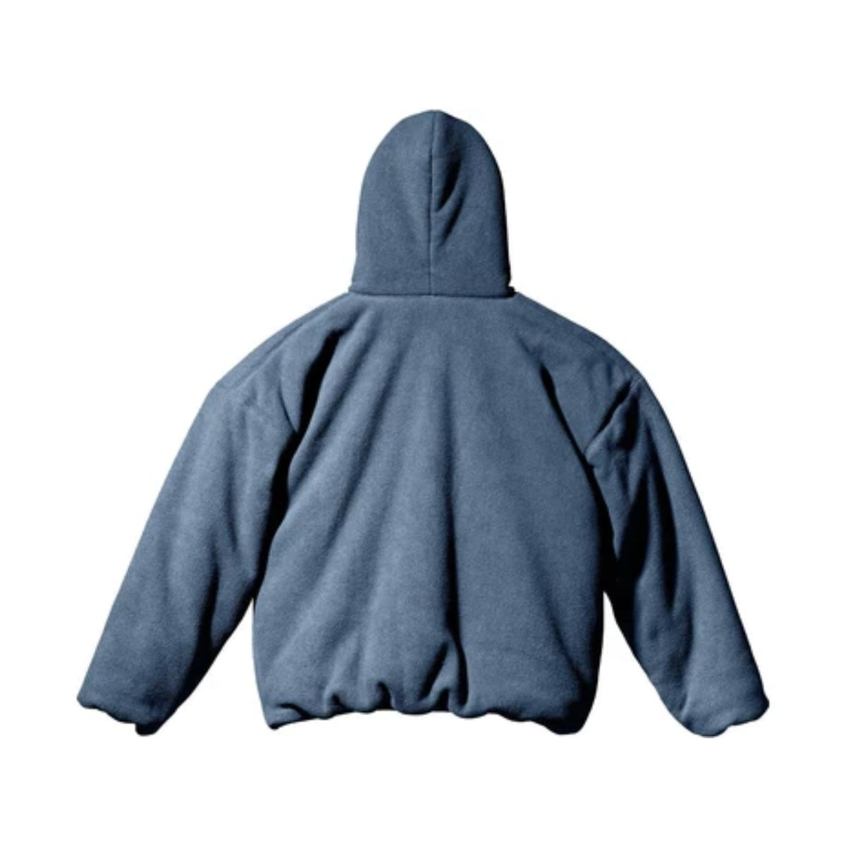 Polar Fleece Padded Hoodie — Dark Blue