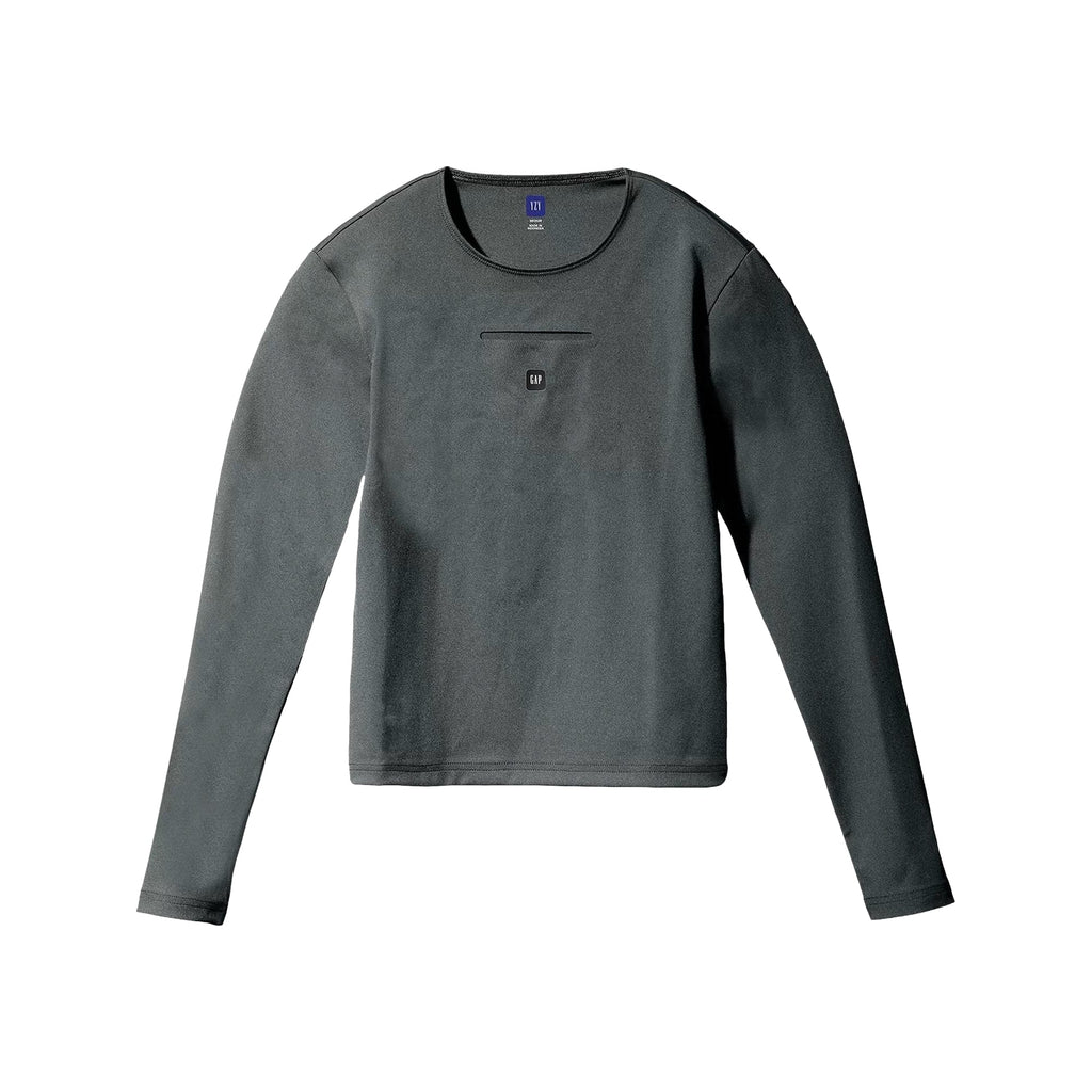 Yeezy Gap Engineered by Balenciaga Long-Sleeve Second Skin 'Dark Green' Womens