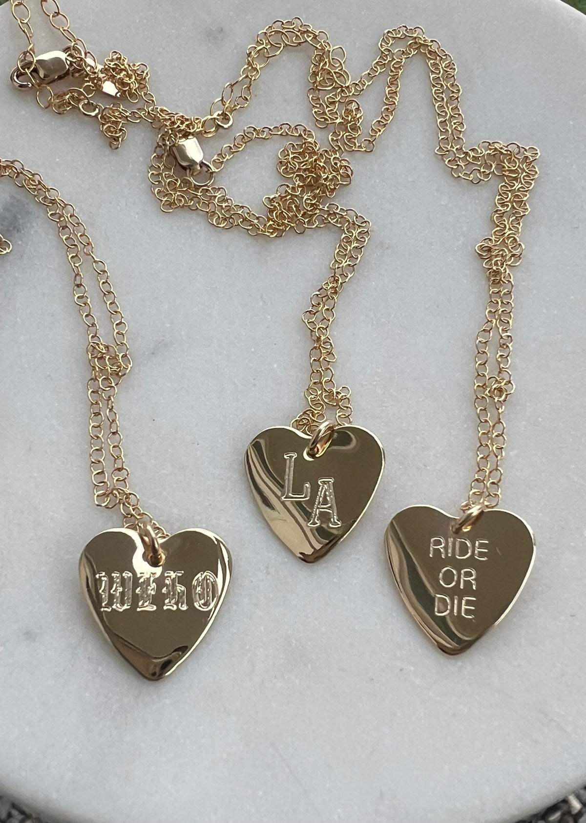 Custom Heart Necklace